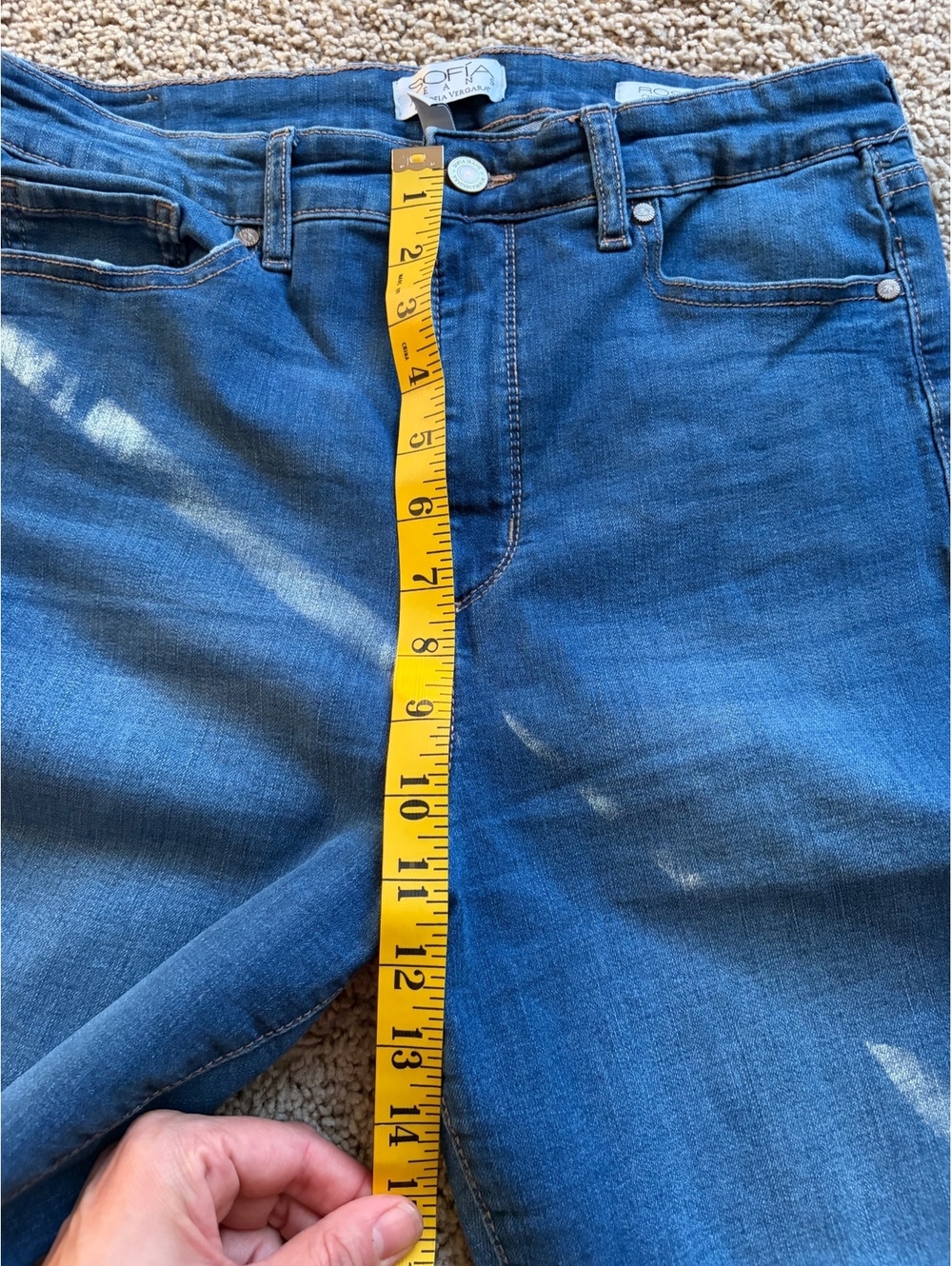 Sofia Jeans by Sofia Vergara Rosa Curvy High Rise Skinny Ankle Jeans Sz 10 - Picture 4 of 9